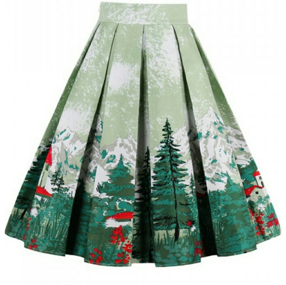 Winter Christmas skirt